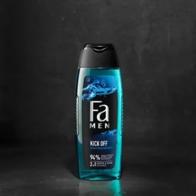 Fa Men Shampooing Douche 3 en 1 pour Homme - Fraîcheur intense et énergie retrouvée