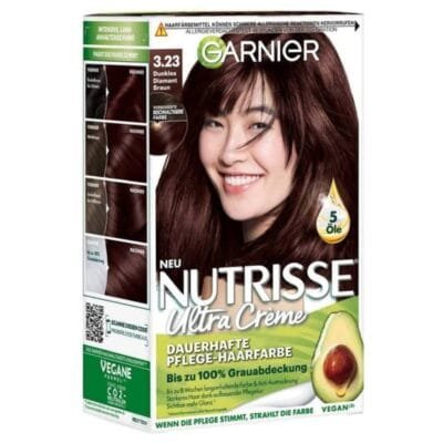 Garnier Nutrisse Ultra Crème 3.23 Quarz - Coloration Permanente - Brillance Éclatante et Nutrition Intense