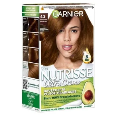 Garnier Nutrisse Ultra Crème Coloration Permanente - Couleur Nourrissante et Brillante
