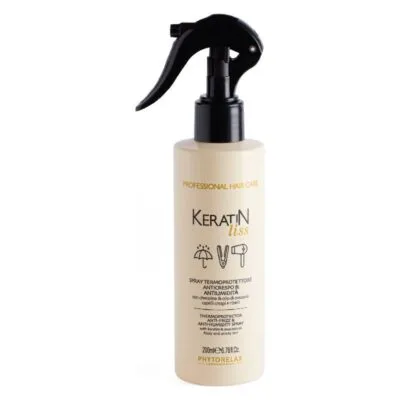 Phytorelax Laboratories Keratin Liss - Spray Thermoprotecteur Anti-Frizz Anti-Humidité - Protège et Lisse vos Cheveux