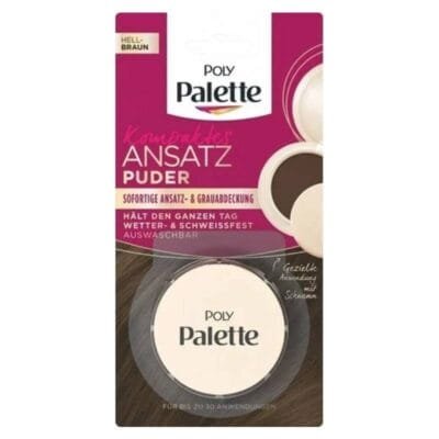 Schwarzkopf Poly Palette Light Brown 400 - Poudre Retouche Racines Châtain Clair