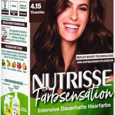 Garnier Nutrisse Coloration Permanente Ultra Color 415 Cuivre Intense - Couleur lumineuse et nutritive pour cheveux magnifiques