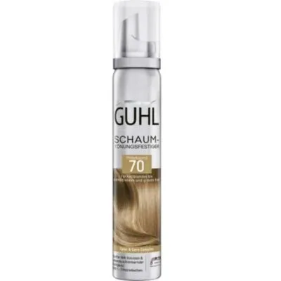 Guhl Mousse Color Care Complex Blond Moyen 70 - Coloration Temporaire Mousse pour des reflets Dorés sublimes