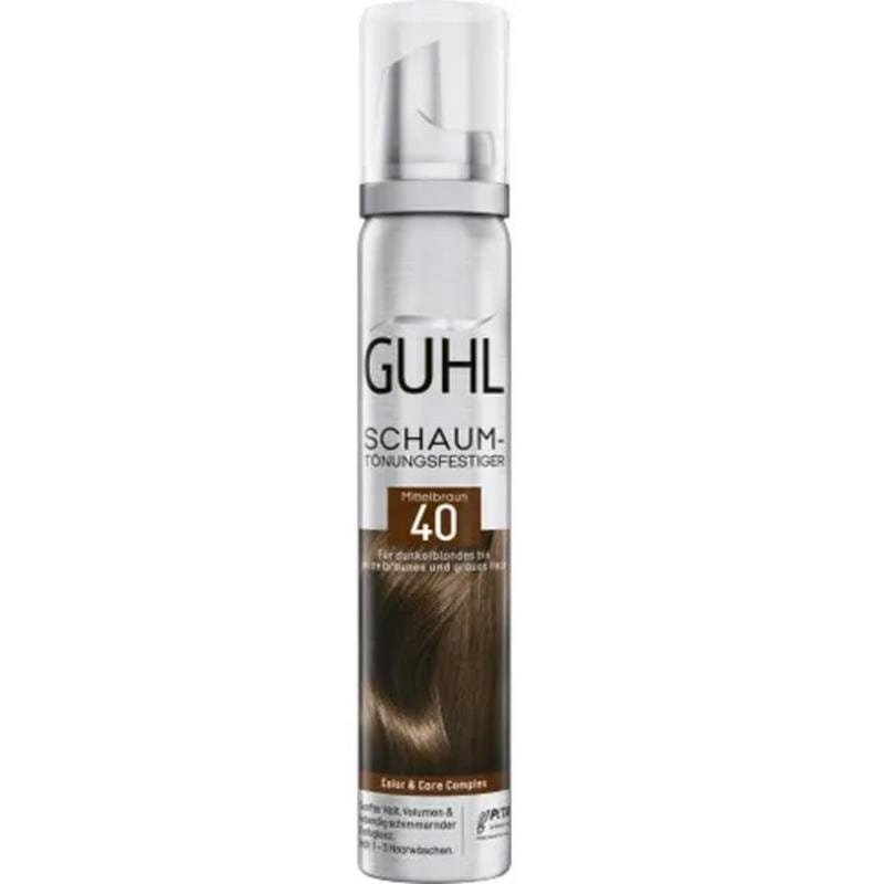 Guhl Mousse Color Care Complex Brun Moyen 40 - Coloration Temporaire en Mousse Pour une Brillance Sublime