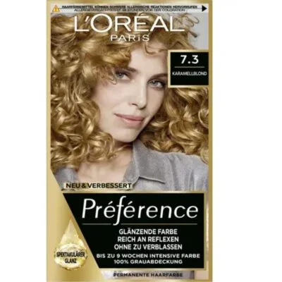 L'Oréal Paris Préférence 73 Blond Doré Floride - Coloration Permanente Éclatante et Lumineuse