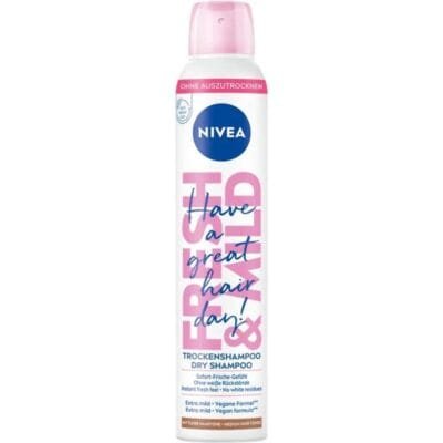 Nivea Fresh Revive Shampoing Sec Cheveux Moyens - Rafraîchit instantanément sans laisser de résidus
