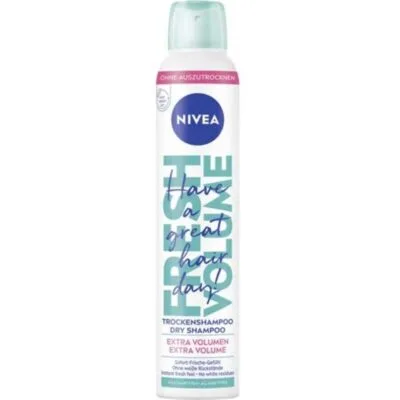 Nivea Fresh Volume Shampooing Sec Tout Type de Cheveux - Fraîcheur et Volume instantanés