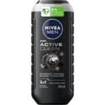 Nivea Men Active Clean Douche de Soin - Fraîcheur intense et nettoyage en profondeur