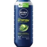 Nivea Men Gel Douche Energy 3 en 1 - Fraîcheur et Énergie pour le Corps