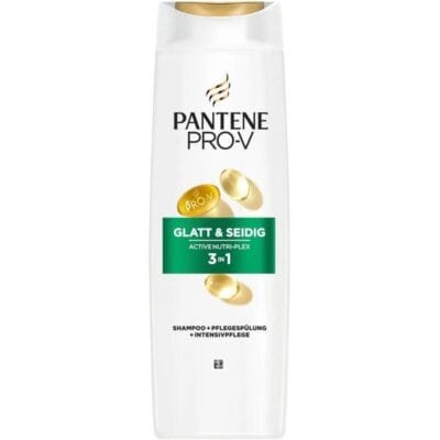 Pantene Pro-V Shampoing 3en1 Lisse Soyeux - Cheveux lisses et soyeux dès la première utilisation