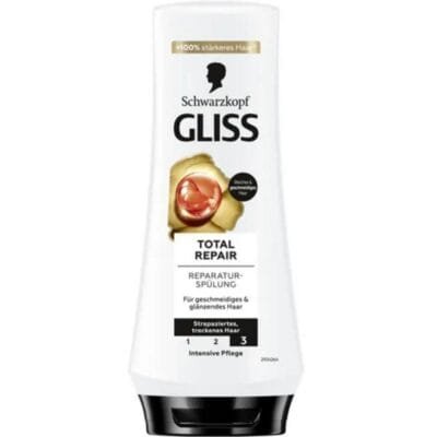 Schwarzkopf Gliss Total Repair - Après-Shampooing Réparation Intense et Nutrition Profonde