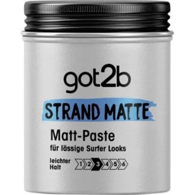 Schwarzkopf Got2b Pâte Coiffante et Chic et Mat - Fixation 3 - Coiffure stylée et matifiée