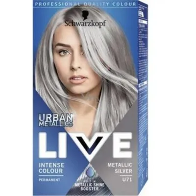 Schwarzkopf Live Urban Metallics Péridot Permanente - Couleur vibrante et résultat métallique