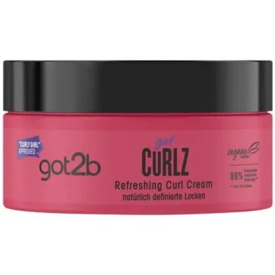 Schwarzkopf got2b Refreshing Curl Cream - Crème pour boucles rafraîchissante - Définition durable et sans frisottis