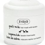 Ziaja Masque Capillaire à la Kératine Lait de Chèvre - Soin Réparateur Intense et Nutrition Profonde