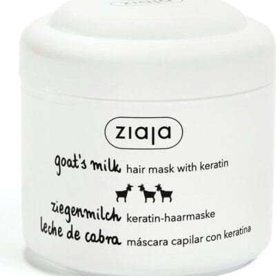 Ziaja Masque Capillaire à la Kératine Lait de Chèvre - Soin Réparateur Intense et Nutrition Profonde