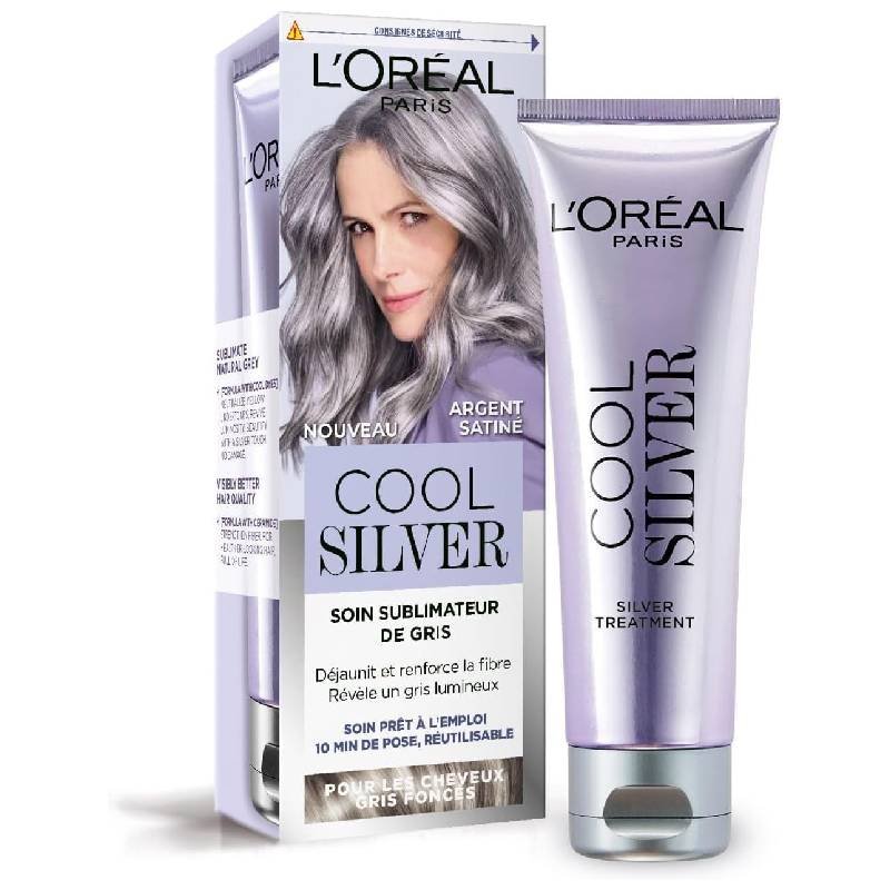 L'Oréal Paris Cool Silver Soin Sublimateur de Gris 114 ml - Coloration : Argent Satiné