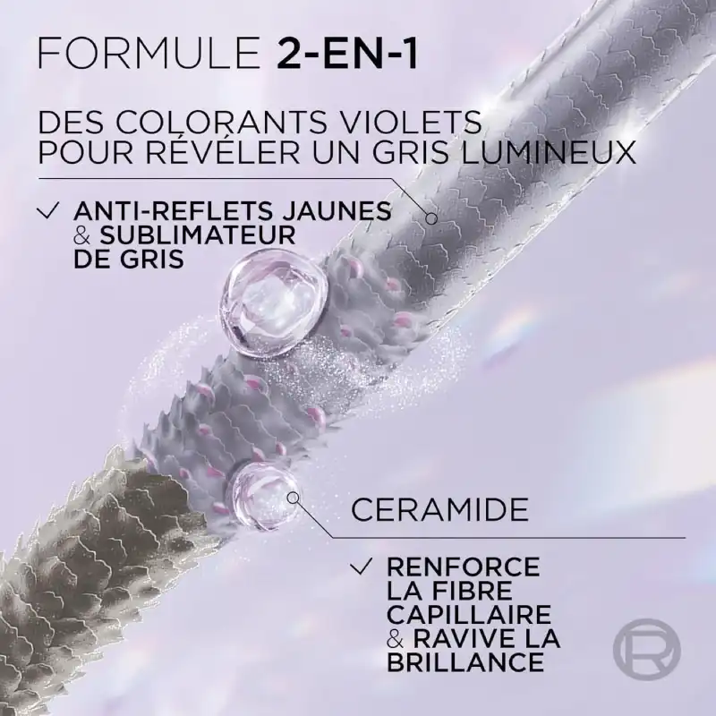 L'Oréal Paris Cool Silver Blanc Nacré - Soin Sublimateur de Gris - 114 ml
