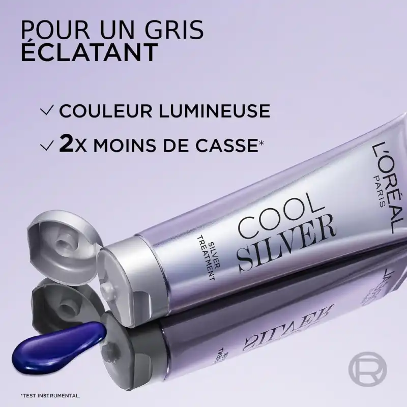 L'Oréal Paris Cool Silver Blanc Nacré - Soin Sublimateur de Gris - 114 ml