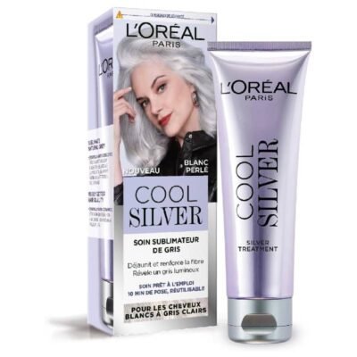 L'Oréal Paris Cool Silver Blanc Perlé - Soin Sublimateur de Gris 114 ml