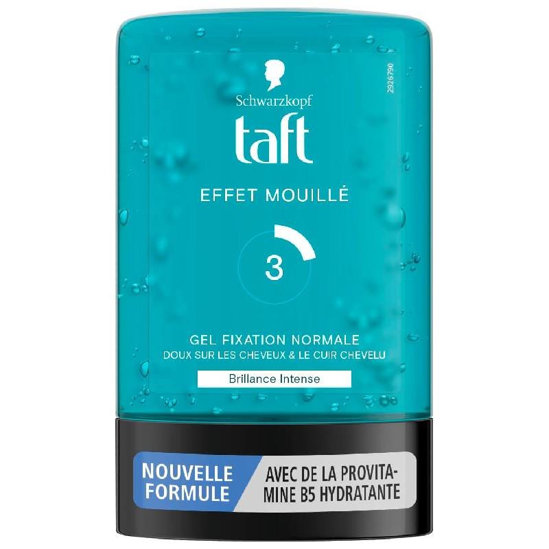 Schwarzkopf Taft Gel coiffant Effet Mouillé Fixation Forte 3 - 300 ml