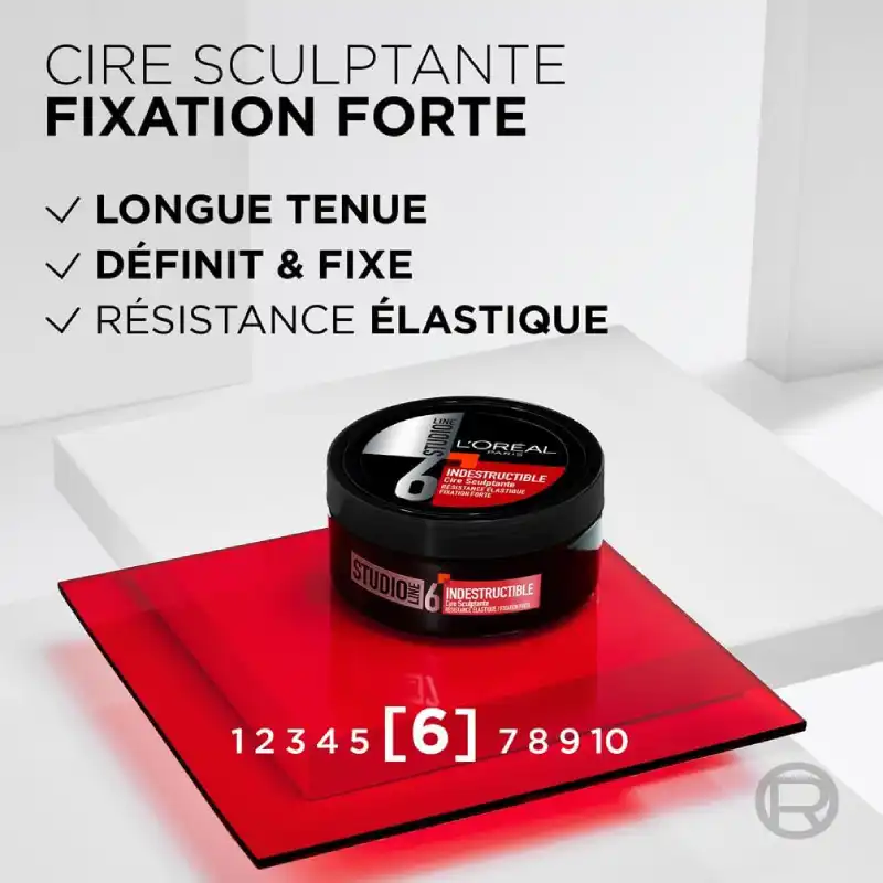 Studio Line Cire Coiffante Indestructible Fixation Forte 75 ml L'Oréal Paris