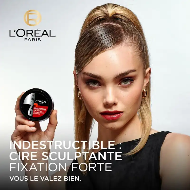 Studio Line Cire Coiffante Indestructible Fixation Forte 75 ml L'Oréal Paris