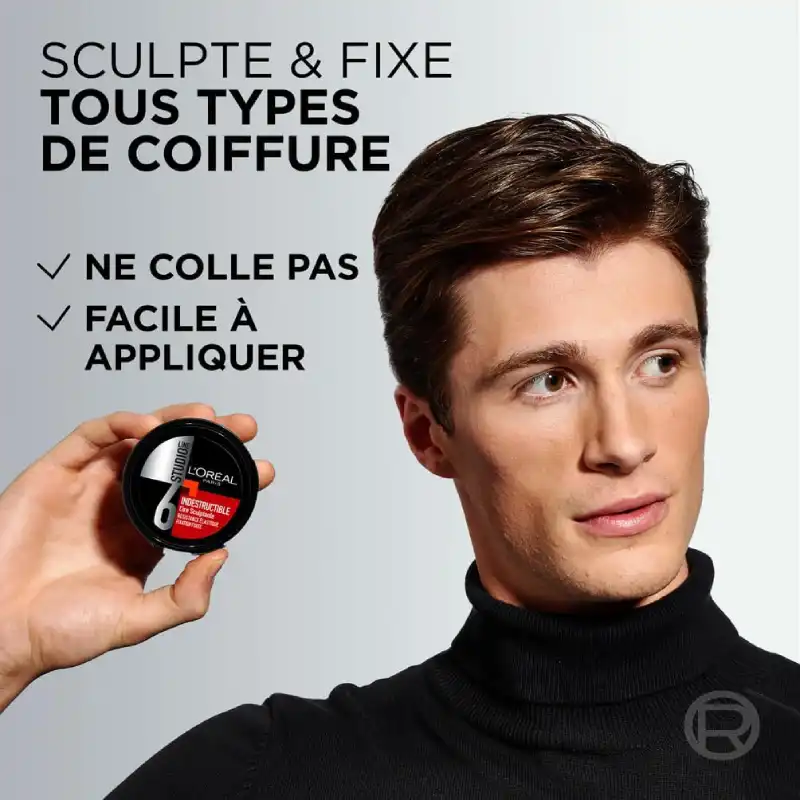 Studio Line Cire Coiffante Indestructible Fixation Forte 75 ml L'Oréal Paris