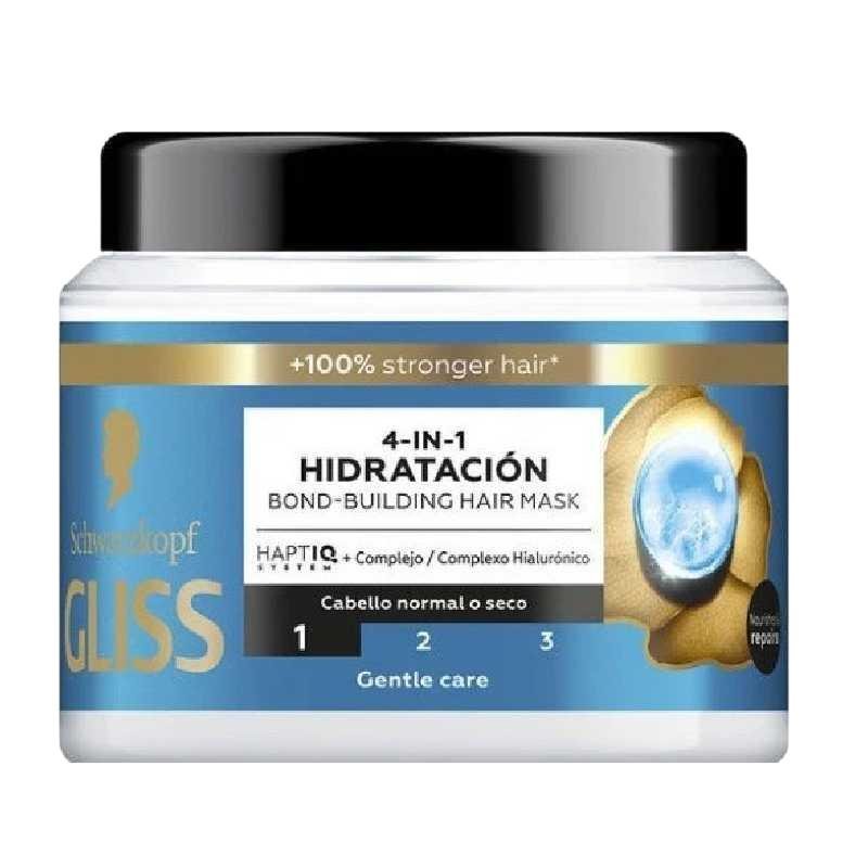 Schwarzkopf Gliss Aqua Revive Masque Hydratant 4 en 1 400 ml