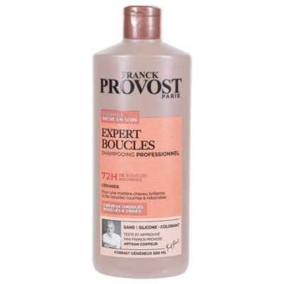 Shampoing professionnel Expert Boucles Cheveux Ondulés, Bouclés & Frisés FRANCK PROVOST 500 ml