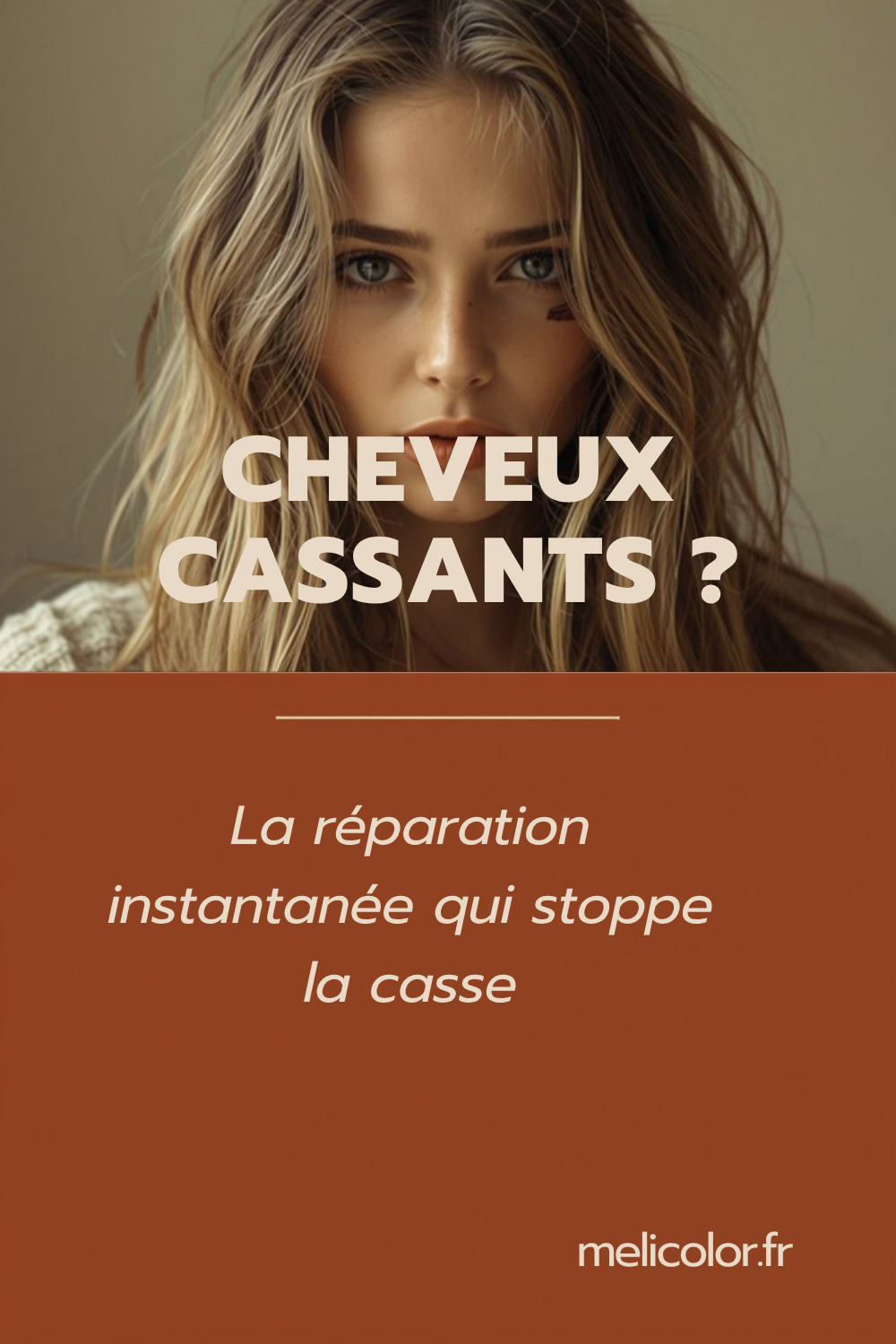 Cheveux cassants et abîmés : pourquoi adopter le Masque Anti-casse Réparation Instantanée L'Oréal Elseve ? - épingle Pinterest melicolor.fr