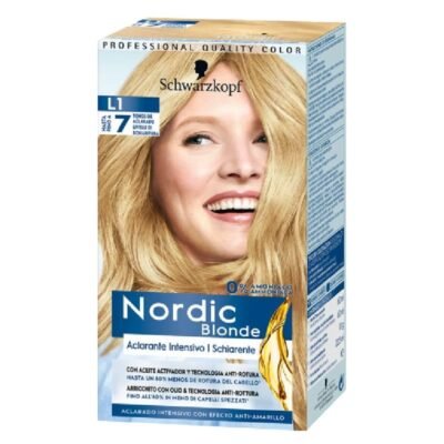 Schwarzkopf Nordic Blonde Crème Décolorante Intense Anti-Jaune L1 - Méli'Color